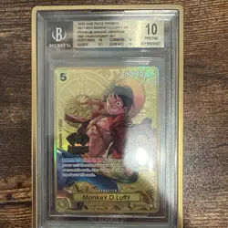 2025 One Piece 2nd Anniversary Promo Monkey D Luffy SR #ST13-015 BGS 10 - Image 1