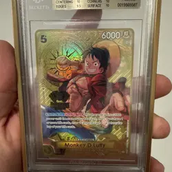 2025 One Piece 2nd Anniversary Promo Monkey D Luffy SR #ST13-015 BGS 10 - Image 4