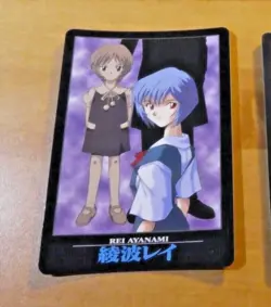 NEON GENESIS EVANGELION PP VENDING CARDDASS CARD REG CARTE NO.08 JAPAN 1996 MINT - Image 1