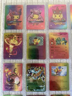 Lot Of 25 Iridescent Foil Fan Art Pokemon Cards - Image 2
