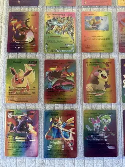 Lot Of 25 Iridescent Foil Fan Art Pokemon Cards - Image 4