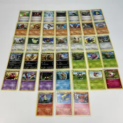 XY Base Set Pokemon Card Bundle X38 TCG Rare Common Uncommon No Duplicates - Image 1