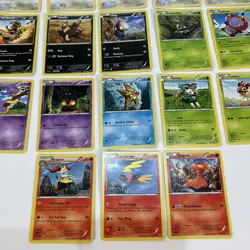 XY Base Set Pokemon Card Bundle X38 TCG Rare Common Uncommon No Duplicates - Image 5