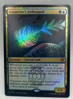 Geometers Arthropod 191 Secrets of Strixhaven Foil R NM MTG Card - Image 1