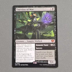 Magic: The Gathering Emeritus of Woe 0080 SOS Wizards Creature Black 2026 - Image 1
