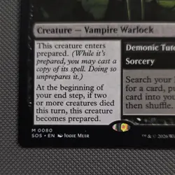 Magic: The Gathering Emeritus of Woe 0080 SOS Wizards Creature Black 2026 - Image 3