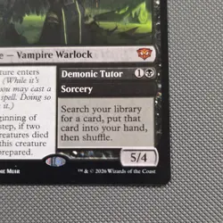 Magic: The Gathering Emeritus of Woe 0080 SOS Wizards Creature Black 2026 - Image 4