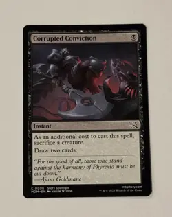 1X MTG Corrupted Conviction - March of the Machine NM - Image 1