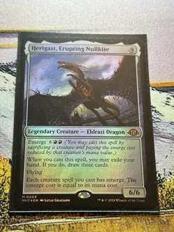 Herigast, Erupting Nullkite [Modern Horizons 3] Foil Near Mint - Image 3