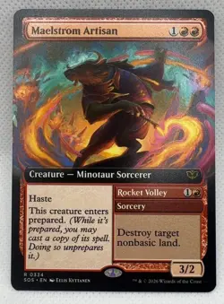 Maelstrom Artisan Extended Art 334 Secrets of Strixhaven Extended Art R NM MTG - Image 1