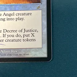 MTG FOIL Decree of Justice Scourge LP Great Condition See Pics - Image 4