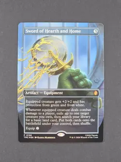 MTG Sword of Hearth and Home Borderless P0136 TMNT Promo - Image 1