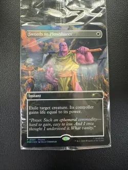 Magic the Gathering PSA Magazine Sealed Promo Swords to Plowshares Foil Thanos - Image 1