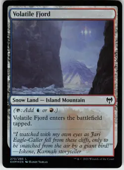 Foil Volatile Fjord 273 Kaldheim L - Image 1