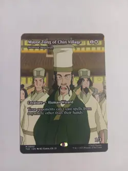 Wizards of the Coast Mayor Tong of Chin Village M0002 Full Art White Mythic - Image 1