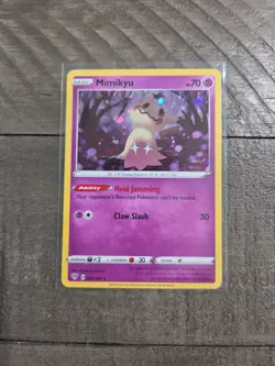 Pokemon TCG Mimikyu 081/189 SWSH - Astral Radiance Cosmo Holo Rare W/ Swirl 💎 - Image 1