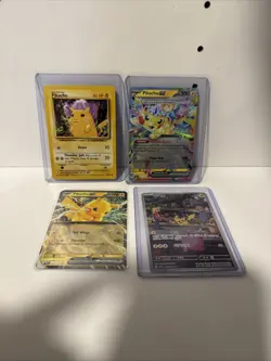 Pokemon Pikachu (4) Card Lot - *NO RESERVE* - Image 1