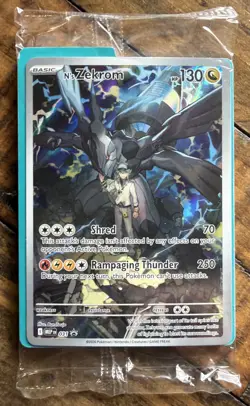 Two Unopened N’s Zekrom 031 Ascended Heroes Black Star Promo Pokemon Cards 😳 - Image 2