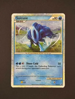 Pokemon TCG Suicune HGSS21 HGSS Promo Holo Basic 80 HP English 2010 - Image 3