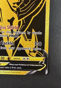 Zamazenta V - SWSH077 Sword & Shield Promo Black & Gold Pokemon NM - Image 4