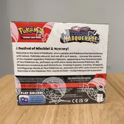 Pokemon TCG Scarlet & Violet - Twilight Masquerade Booster Box Sealed - Image 2
