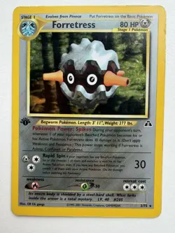 Pokemon Neo Discovery Forretress 2/75 Holo Rare Unlimited Vintage WOTC MP - Image 1