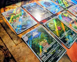 Pokemon Scarlet and Violet Illustration Rares Lot (9) - Image 1