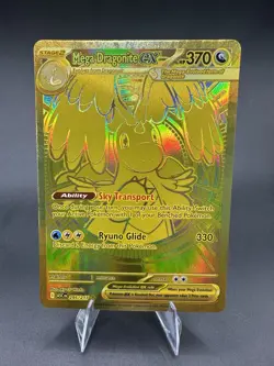 Mega Dragonite Ex 295/217 GOLD HYPER RARE POKEMON ASCENDED HEROES - Image 1