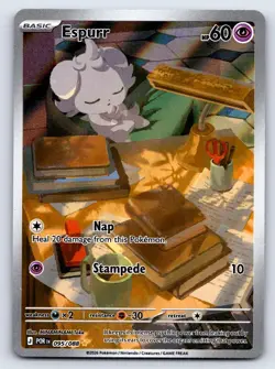 Espurr 095/088 Holo Illustration Rare Perfect Order Pokemon Near Mint - Image 1