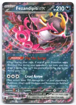 Fezandipiti ex 038 Near Mint 064 Shrouded Fable Double Rare Pokemon - Image 1