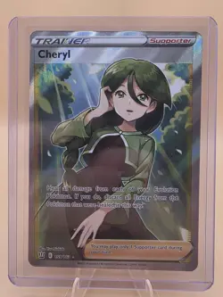Pokemon TCG Cheryl Full Art Ultra Rare Holo Trainer SWSH05 159/163 English - Image 1