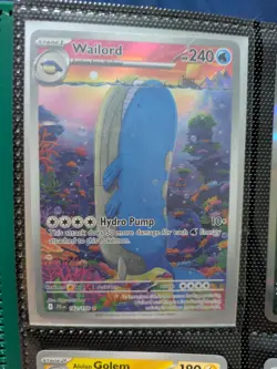 Pokemon TCG Wailord 162/159SV09: Journey Together Holo Full Art NM Condition - Image 1