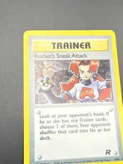 Rocket's Sneak Attack 16/82 Team Rocket Holo Pokemon TCG - Image 3