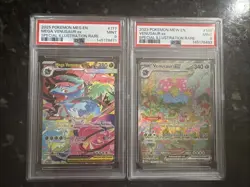 Pokemon TCG Mixed Lot Of Venusaur Ex PSA 9s 151 And Mega Evolution - Image 1
