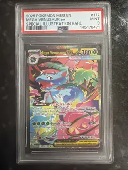 Pokemon TCG Mixed Lot Of Venusaur Ex PSA 9s 151 And Mega Evolution - Image 4