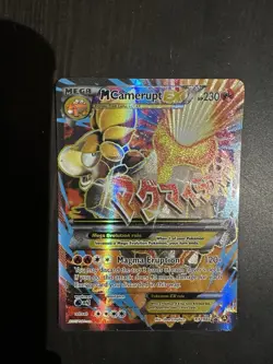 Mega Camerupt EX XY198a Alternate Art Promo Pokemon Card Near Mint Minus (NM-) - Image 1