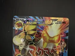 Mega Camerupt EX XY198a Alternate Art Promo Pokemon Card Near Mint Minus (NM-) - Image 2