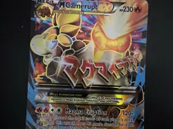Mega Camerupt EX XY198a Alternate Art Promo Pokemon Card Near Mint Minus (NM-) - Image 3