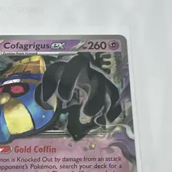 Pokemon TCG Cofagrigus ex Paradox Rift 076/182 Holo - Image 5
