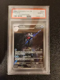 Palafin Illustration Rare PSA 10 Gem Mint 2024 Pokemon PAF 225 - Image 1