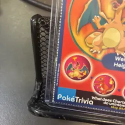 Charizard #06 PokeTrivia 1999 Burger King Promo Perforated Pokemon - Image 4