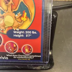 Charizard #06 PokeTrivia 1999 Burger King Promo Perforated Pokemon - Image 5