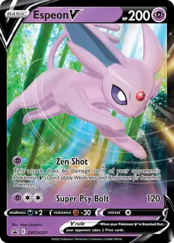 Espeon V - SWSH201 - Black Star Promo - NM - Pokemon - Read Desc. - Image 1