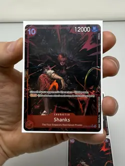 Shanks OP09-004 Alternate Art AA Parallel x4 One Piece TCG Playset - Image 2