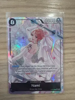 One Piece Wedding Dress Nami OP15-086 Alt Art SR Flawless Grader - Image 1