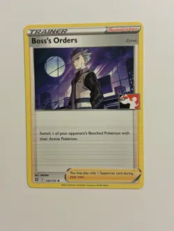 Boss's Orders 132/172 Pokemon Prize Pack Series 3 NM Brilliant Stars variant F - Image 1