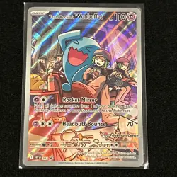 Team Rockets Wobbuffet 203 Pokemon Center Stamped Promo MegaEvolution Postcard🚨 - Image 1