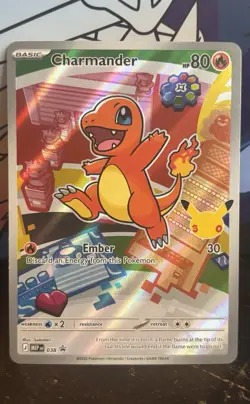 Charmander 038/MEP First Partner Illustration Black Star Promo MINTY Pokemon TCG - Image 1