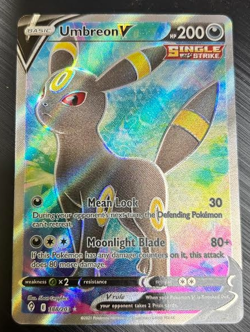 Pokemon Umbreon V 188/203 Full Art Ultra Rare Evolving Skies NM - Image 1