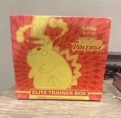 Pokemon TCG Sword & Shield Vivid Voltage Elite Trainer Box English 2020 Pikachu - Image 1